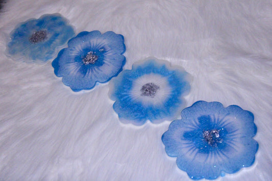 Flower coasters 🦋💙