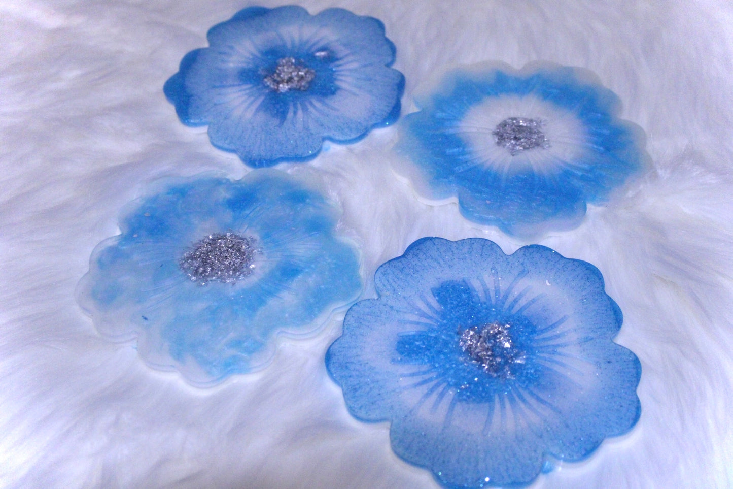 Flower coasters 🦋💙