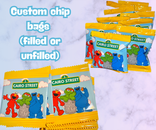 Custom chip bags ✨(by the dozen)