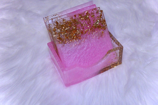 Resin square coasters💖