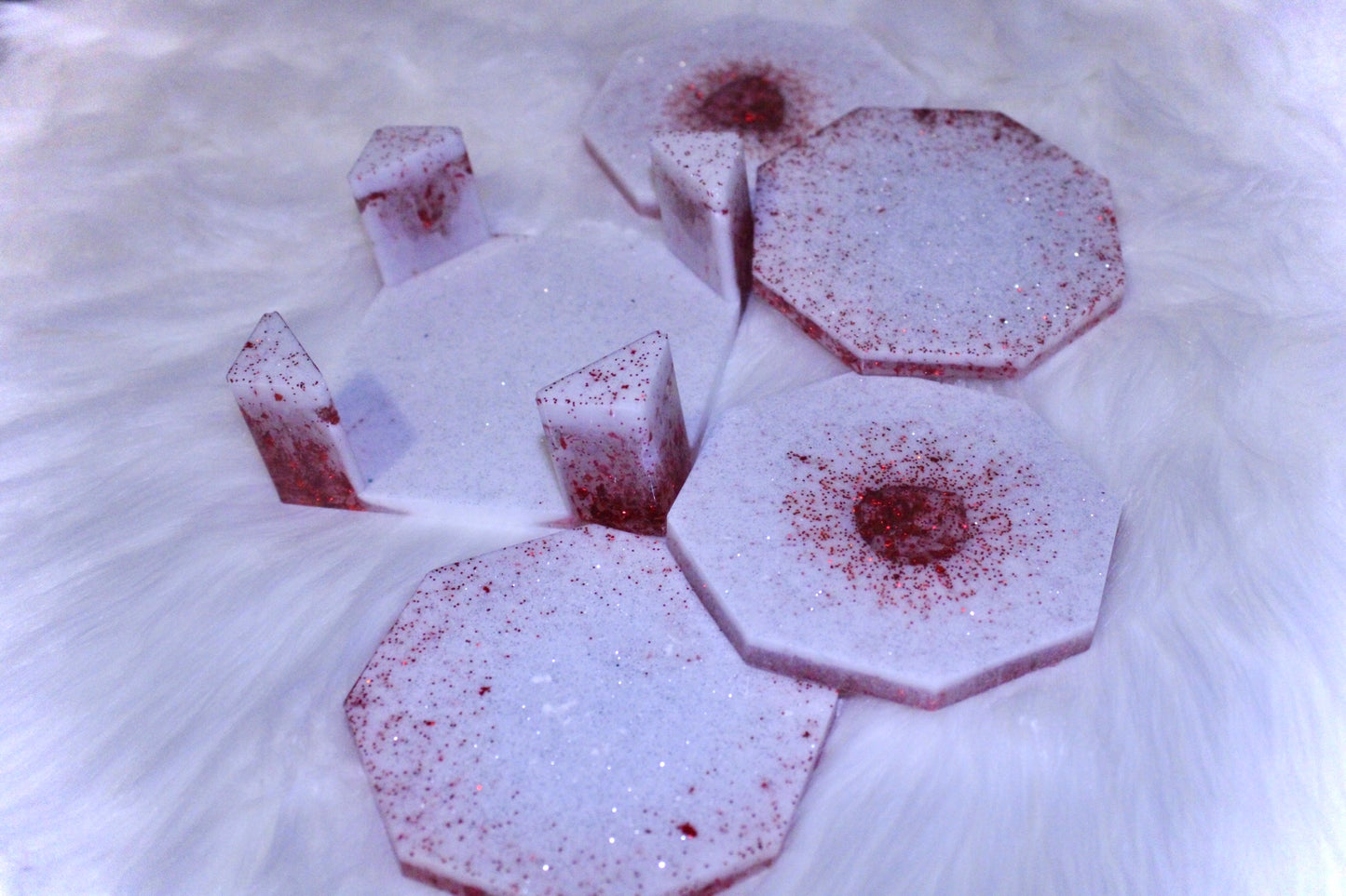 Hexagon coasters🤶🎄