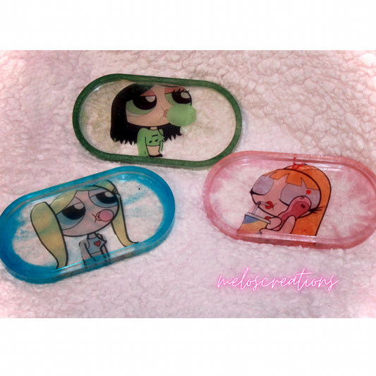 Power puff Girls dish💚💗💙