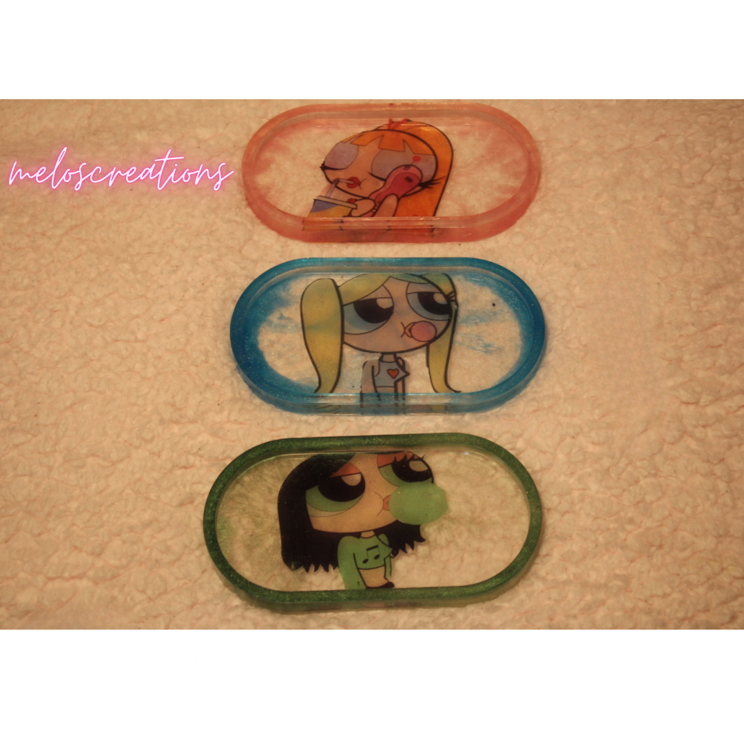 Power puff Girls dish💚💗💙