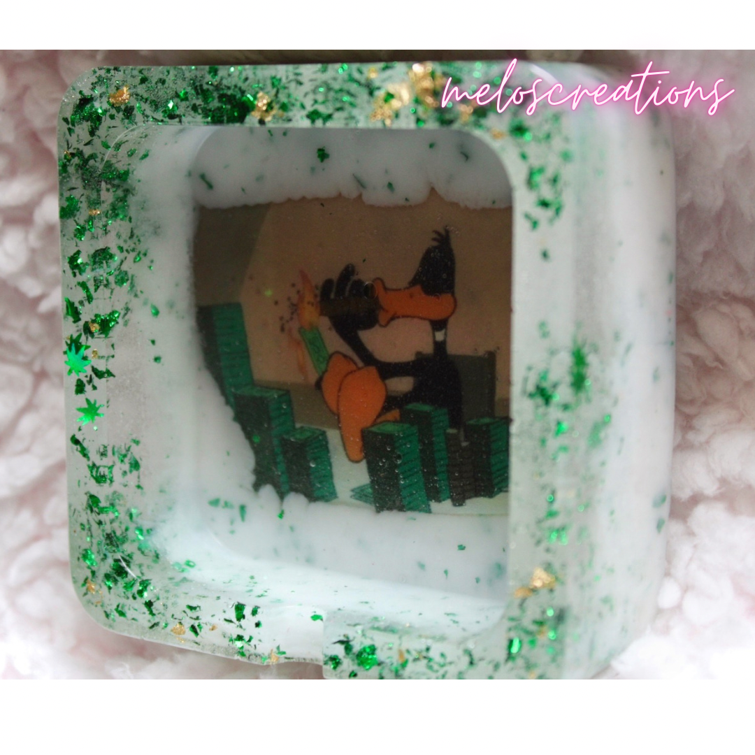 Daffy Duck ashtray (square)💚
